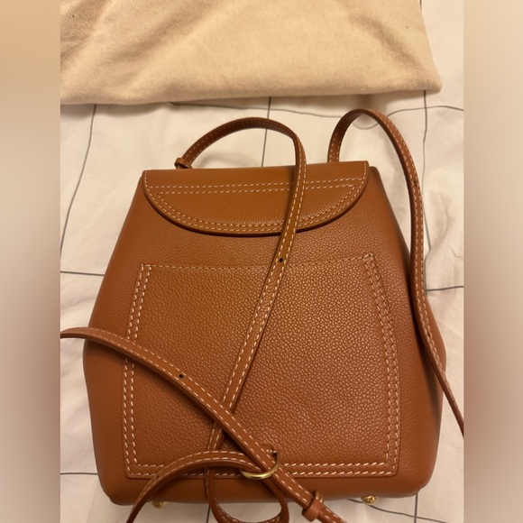 Polene Numero Un Brown Leather Backpack main image 4